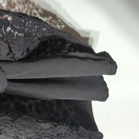 Free People Lovely in Lace Black Dress Fit And Flare Size small POCKETS LINED - Picture 5 of 12